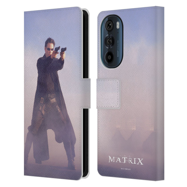 The Matrix Key Art Neo 2 Leather Book Wallet Case Cover For Motorola Edge 30