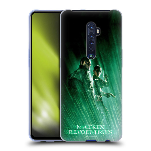 The Matrix Revolutions Key Art Morpheus Trinity Soft Gel Case for OPPO Reno 2