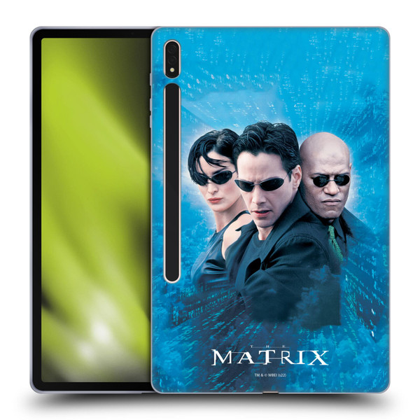 The Matrix Key Art Group 3 Soft Gel Case for Samsung Galaxy Tab S8 Plus