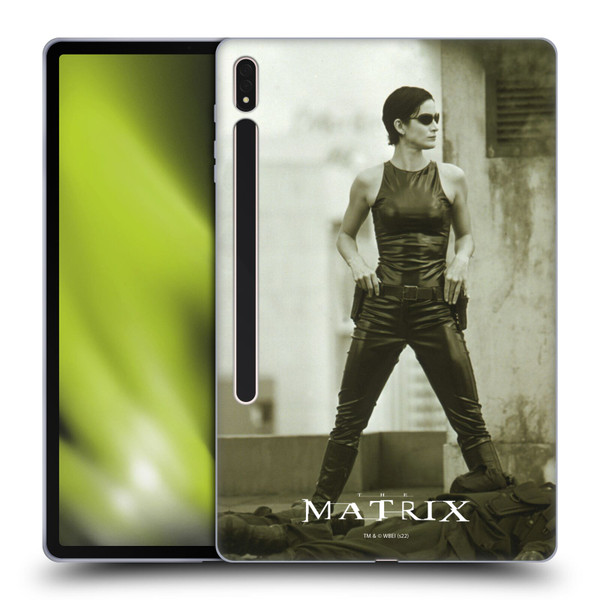 The Matrix Key Art Trinity Soft Gel Case for Samsung Galaxy Tab S8 Plus