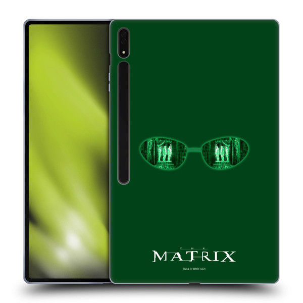 The Matrix Key Art Glass Soft Gel Case for Samsung Galaxy Tab S8 Ultra