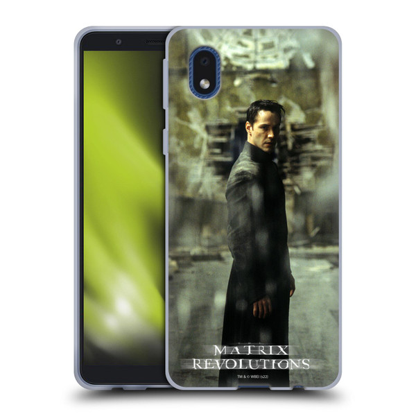 The Matrix Revolutions Key Art Neo 2 Soft Gel Case for Samsung Galaxy A01 Core (2020)