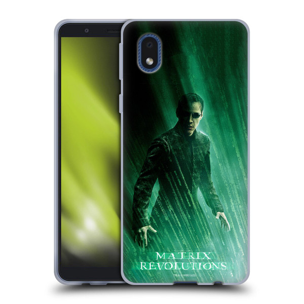 The Matrix Revolutions Key Art Neo 3 Soft Gel Case for Samsung Galaxy A01 Core (2020)