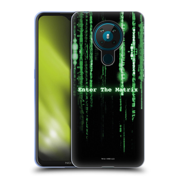The Matrix Key Art Enter The Matrix Soft Gel Case for Nokia 5.3