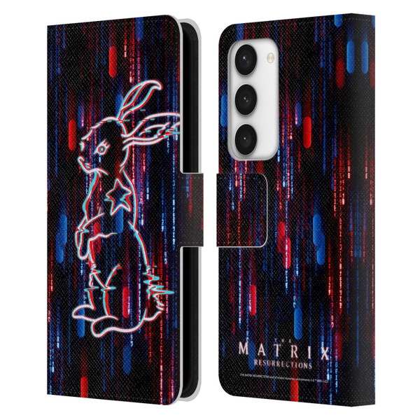 The Matrix Resurrections Key Art Choice Is An Illusion Leather Book Wallet Case Cover For Samsung Galaxy S23 5G