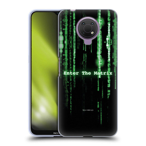 The Matrix Key Art Enter The Matrix Soft Gel Case for Nokia G10