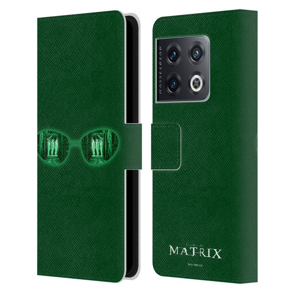 The Matrix Key Art Glass Leather Book Wallet Case Cover For OnePlus 10 Pro