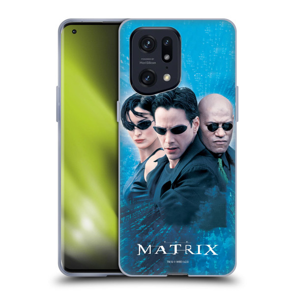 The Matrix Key Art Group 3 Soft Gel Case for OPPO Find X5 Pro