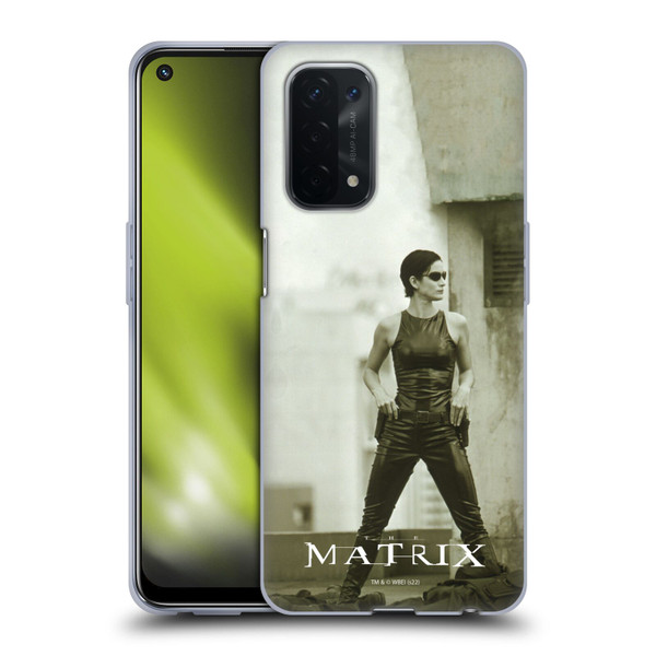 The Matrix Key Art Trinity Soft Gel Case for OPPO A54 5G