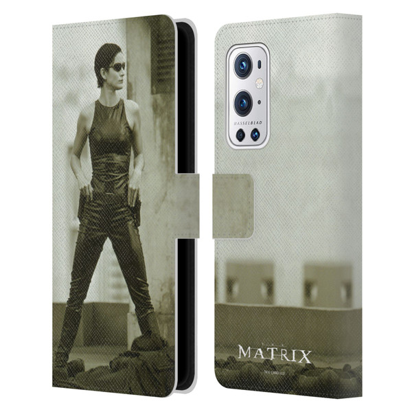 The Matrix Key Art Trinity Leather Book Wallet Case Cover For OnePlus 9 Pro