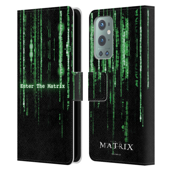 The Matrix Key Art Enter The Matrix Leather Book Wallet Case Cover For OnePlus 9