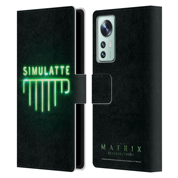 The Matrix Resurrections Key Art Simulatte Leather Book Wallet Case Cover For Xiaomi 12