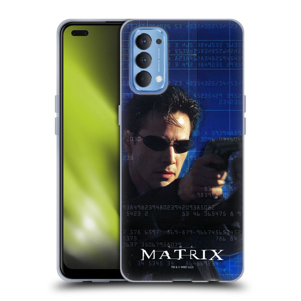The Matrix Key Art Neo 1 Soft Gel Case for OPPO Reno 4 5G