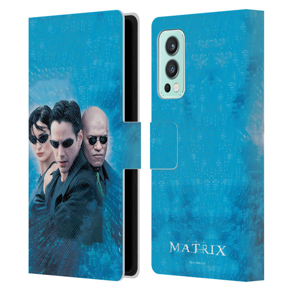 The Matrix Key Art Group 3 Leather Book Wallet Case Cover For OnePlus Nord 2 5G