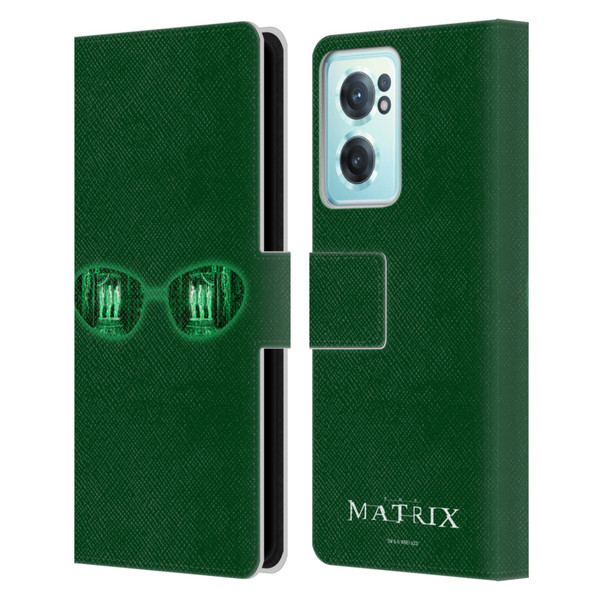 The Matrix Key Art Glass Leather Book Wallet Case Cover For OnePlus Nord CE 2 5G