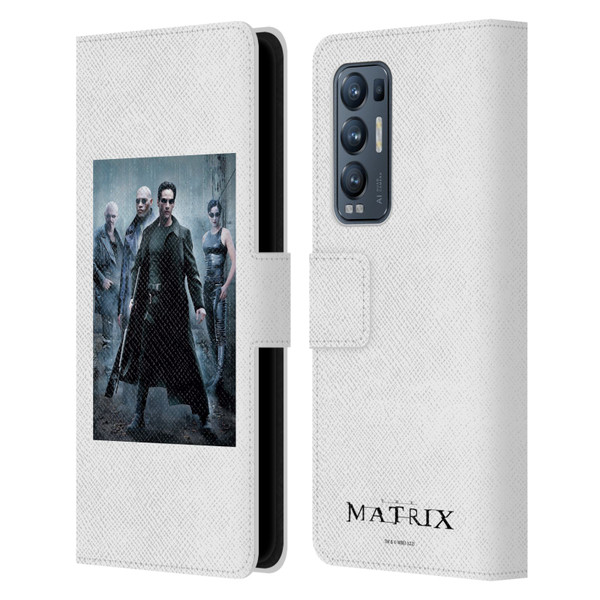 The Matrix Key Art Group 1 Leather Book Wallet Case Cover For OPPO Find X3 Neo / Reno5 Pro+ 5G