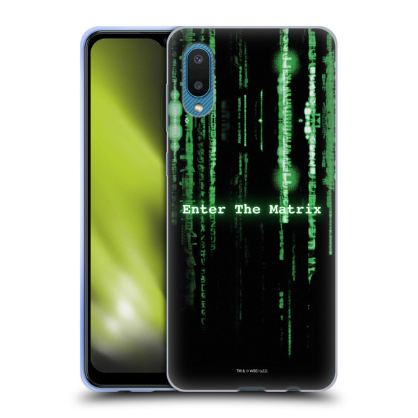 The Matrix Key Art Enter The Matrix Soft Gel Case for Samsung Galaxy A02/M02 (2021)