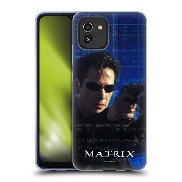 The Matrix Key Art Neo 1 Soft Gel Case for Samsung Galaxy A03 (2021)