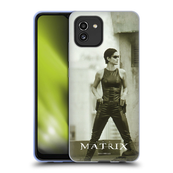 The Matrix Key Art Trinity Soft Gel Case for Samsung Galaxy A03 (2021)