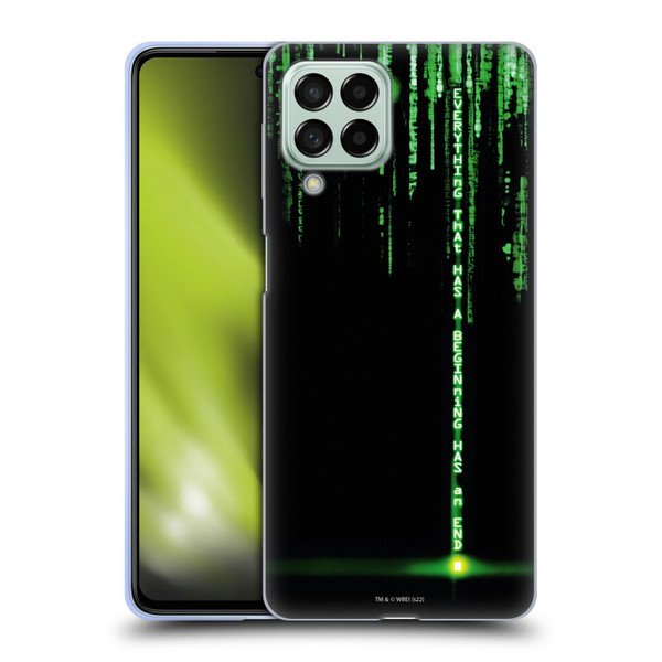 The Matrix Revolutions Key Art Everything That Has Beginning Soft Gel Case for Samsung Galaxy M53 (2022)