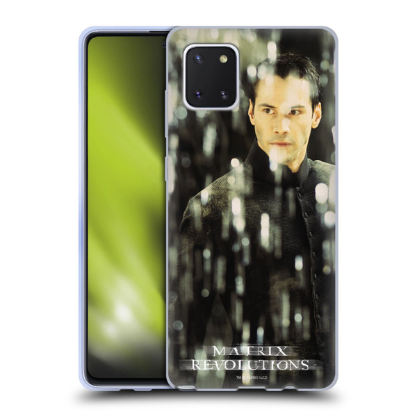 The Matrix Revolutions Key Art Neo 1 Soft Gel Case for Samsung Galaxy Note10 Lite