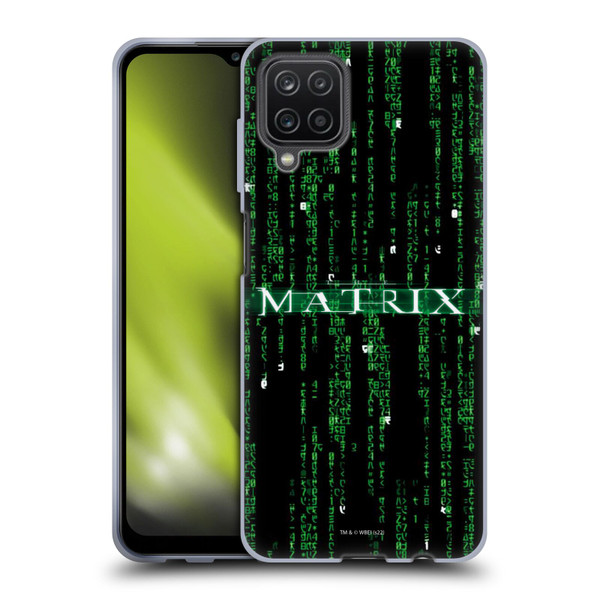 The Matrix Key Art Codes Soft Gel Case for Samsung Galaxy A12 (2020)