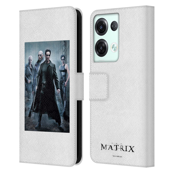 The Matrix Key Art Group 1 Leather Book Wallet Case Cover For OPPO Reno8 Pro