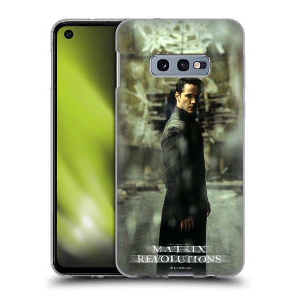 The Matrix Revolutions Key Art Neo 2 Soft Gel Case for Samsung Galaxy S10e