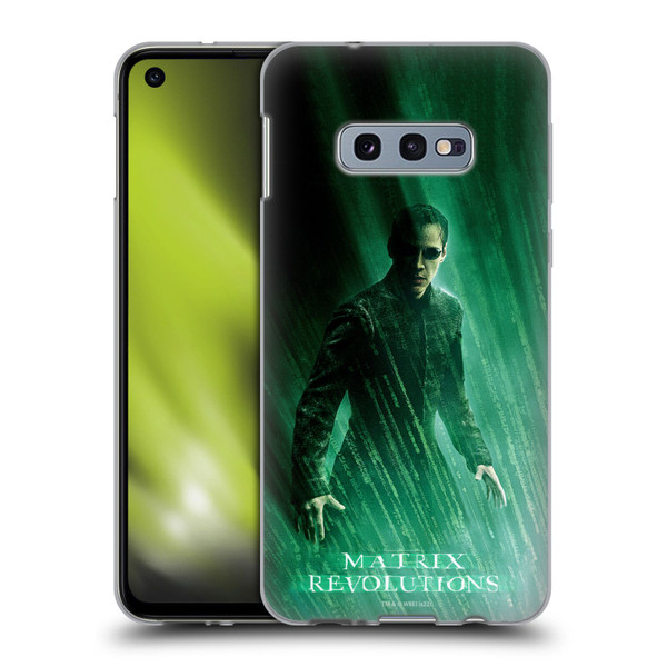 The Matrix Revolutions Key Art Neo 3 Soft Gel Case for Samsung Galaxy S10e