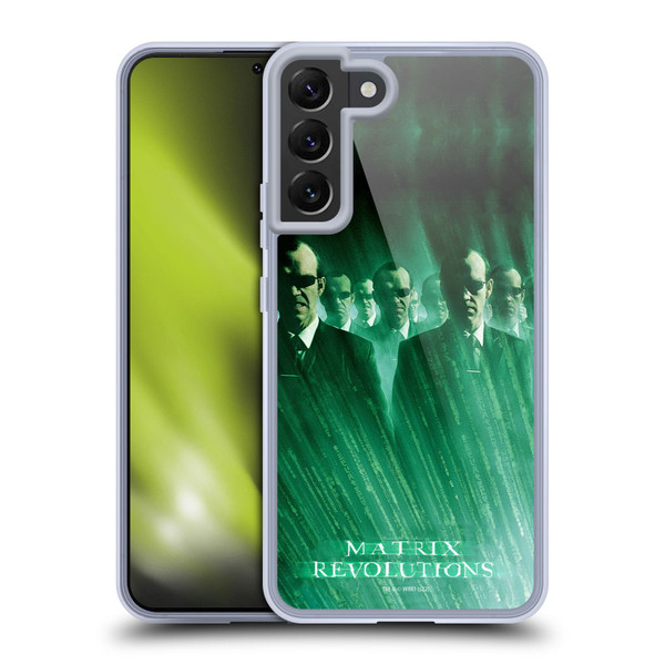 The Matrix Revolutions Key Art Smiths Soft Gel Case for Samsung Galaxy S22+ 5G