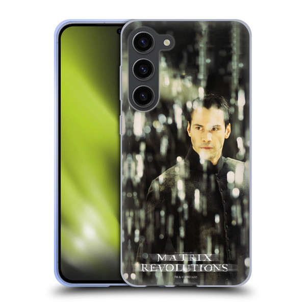The Matrix Revolutions Key Art Neo 1 Soft Gel Case for Samsung Galaxy S23+ 5G