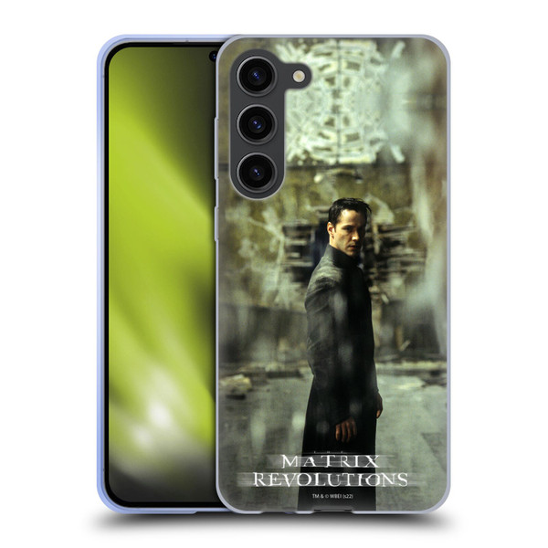 The Matrix Revolutions Key Art Neo 2 Soft Gel Case for Samsung Galaxy S23+ 5G