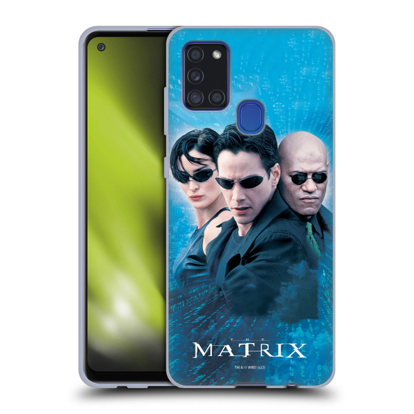 The Matrix Key Art Group 3 Soft Gel Case for Samsung Galaxy A21s (2020)