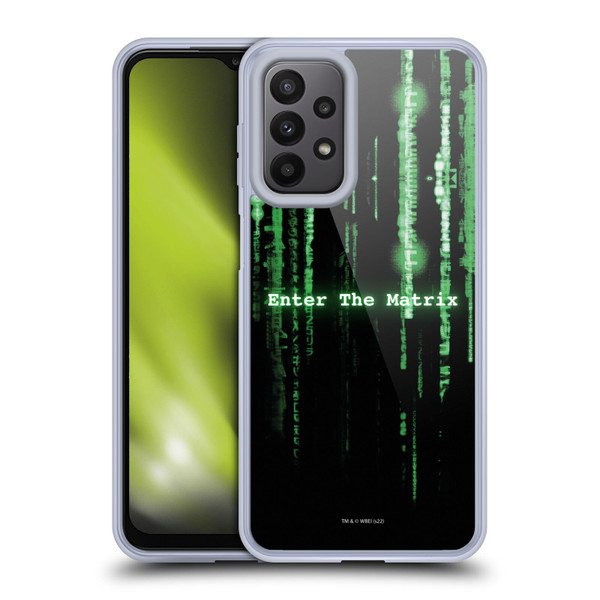 The Matrix Key Art Enter The Matrix Soft Gel Case for Samsung Galaxy A23 / 5G (2022)