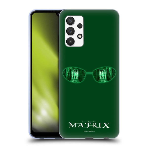 The Matrix Key Art Glass Soft Gel Case for Samsung Galaxy A32 (2021)