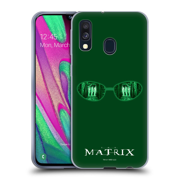 The Matrix Key Art Glass Soft Gel Case for Samsung Galaxy A40 (2019)