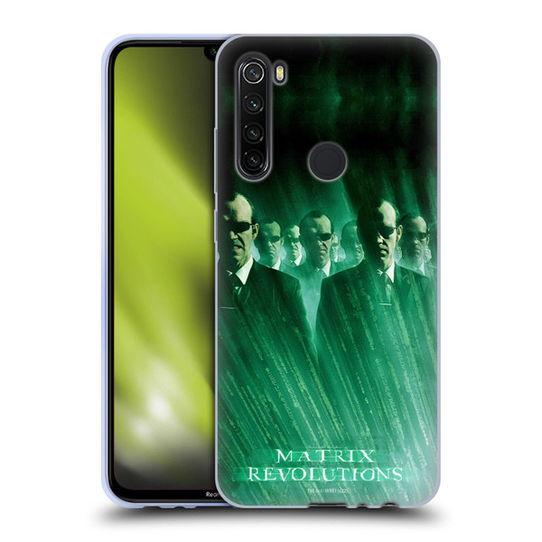 The Matrix Revolutions Key Art Smiths Soft Gel Case for Xiaomi Redmi Note 8T