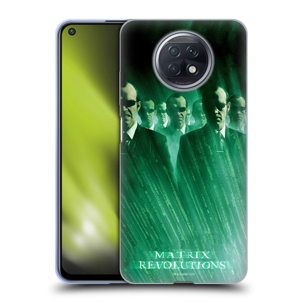 The Matrix Revolutions Key Art Smiths Soft Gel Case for Xiaomi Redmi Note 9T 5G