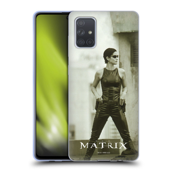 The Matrix Key Art Trinity Soft Gel Case for Samsung Galaxy A71 (2019)