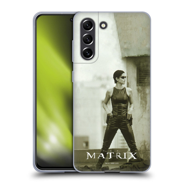 The Matrix Key Art Trinity Soft Gel Case for Samsung Galaxy S21 FE 5G