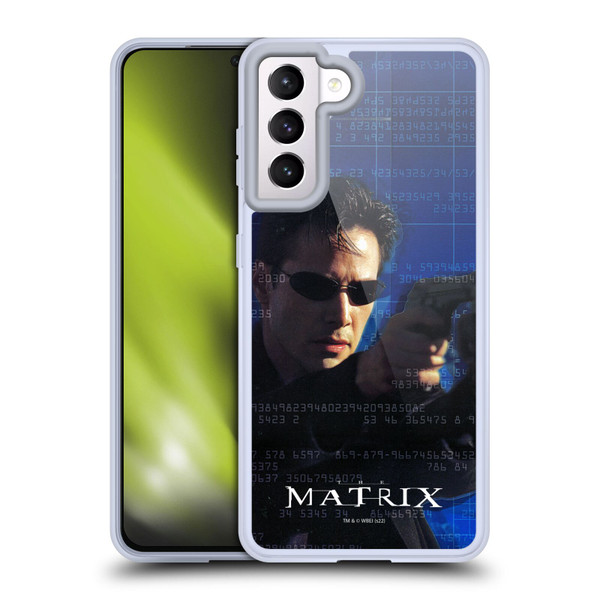 The Matrix Key Art Neo 1 Soft Gel Case for Samsung Galaxy S21 5G