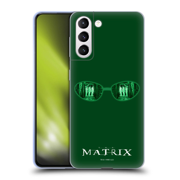 The Matrix Key Art Glass Soft Gel Case for Samsung Galaxy S21+ 5G