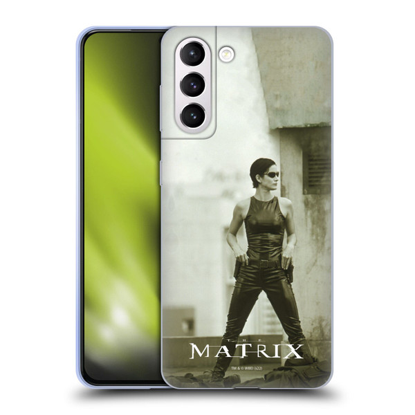 The Matrix Key Art Trinity Soft Gel Case for Samsung Galaxy S21+ 5G