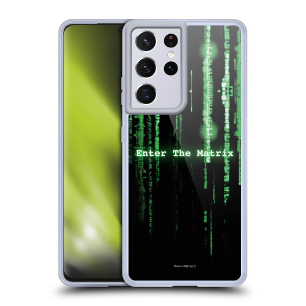 The Matrix Key Art Enter The Matrix Soft Gel Case for Samsung Galaxy S21 Ultra 5G