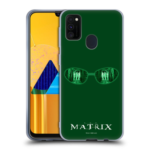 The Matrix Key Art Glass Soft Gel Case for Samsung Galaxy M30s (2019)/M21 (2020)