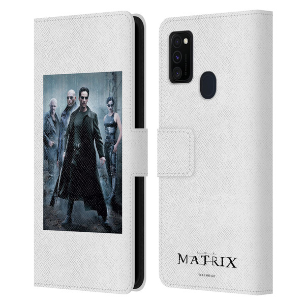 The Matrix Key Art Group 1 Leather Book Wallet Case Cover For Samsung Galaxy M30s (2019)/M21 (2020)