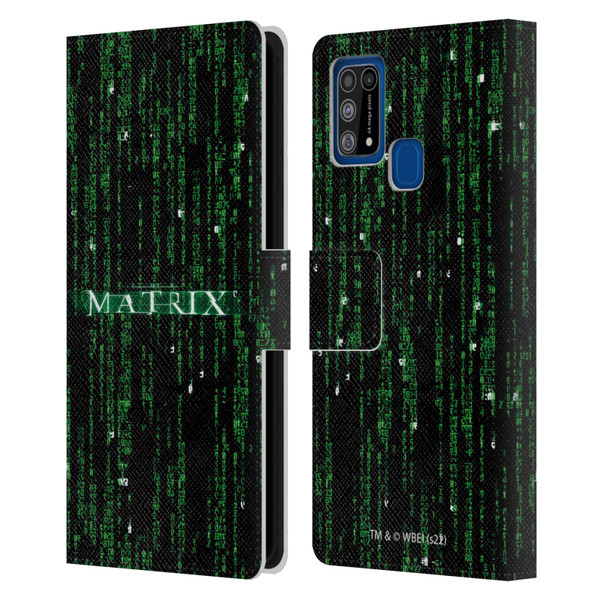 The Matrix Key Art Codes Leather Book Wallet Case Cover For Samsung Galaxy M31 (2020)