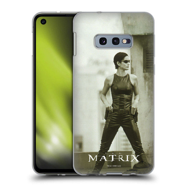 The Matrix Key Art Trinity Soft Gel Case for Samsung Galaxy S10e