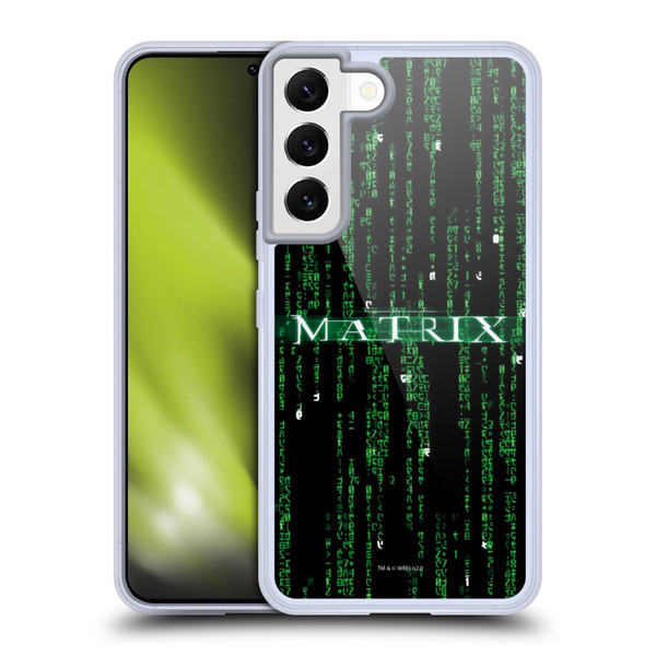 The Matrix Key Art Codes Soft Gel Case for Samsung Galaxy S22 5G