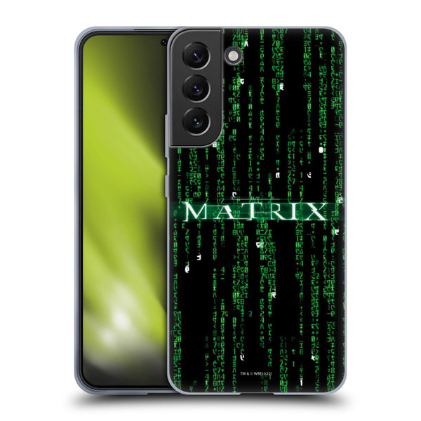 The Matrix Key Art Codes Soft Gel Case for Samsung Galaxy S22+ 5G